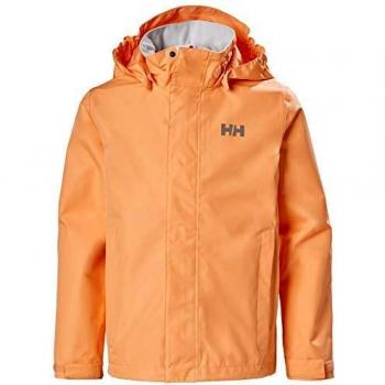 Helly Hansen Seven J Jacke für Kinder, Orange, Größe 12