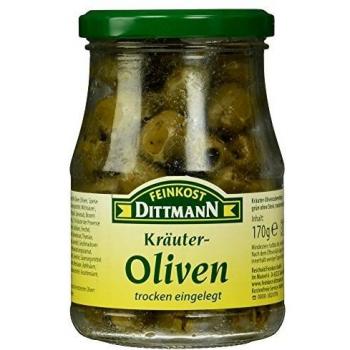 Dittmann Oliven‑Kräutermix (grün, steinfrei) – 170 g