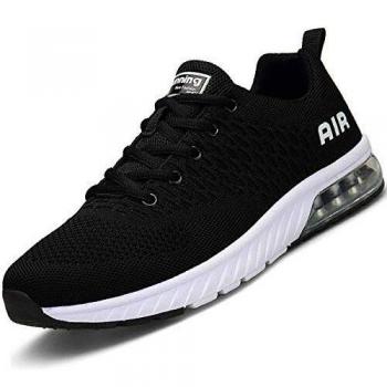 PowerStride Men's Casual Walking Shoes (FA1-BlackWhite-5.5 UK)