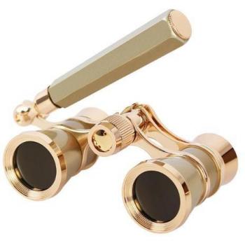 Opéra Lens 3x25 mm – verres de scène à poignée vitrée, télescope pour femmes