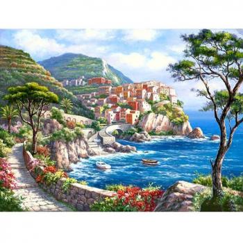 Dibujo de Cuadros Playa para Adultos