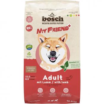 Bosch My Friend+ 12 kg con Snack Fruitees 200 g (Agnello)