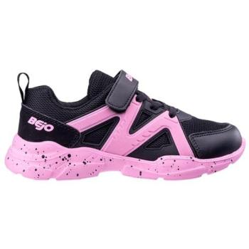 Bejo Tidot Girls’ Junior Trainers, Black/Purple, EU Size 29