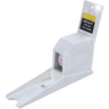 Échelle de mesure murale blanche 0-220 cm