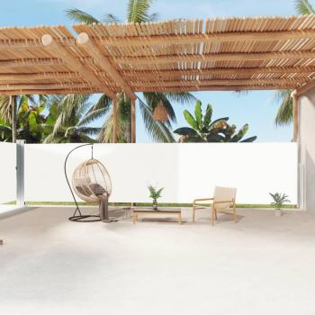 Toldo lateral extensible crema 180x1200 cm