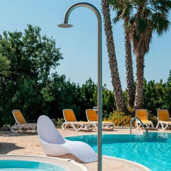 Ducha de piscina Sined Palau acero inoxidable satinado