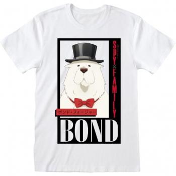 T‑Shirt Sportif Spy x Family – Bond – Blanc – Hommes – Largeur S à XXL