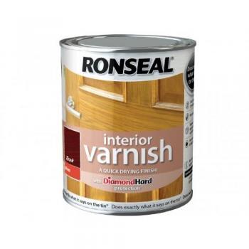Ronseal Interior Varnish Gloss 250ml With Diamond Hard Protection Choose Colour