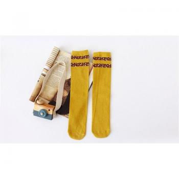 Striped Cotton Leg Warmers for Kids 2-12Y