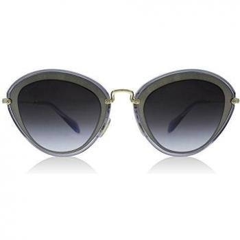 MIU MIU MU51RS, Lunettes de Soleil Femme, Bleu (Taille Unique)