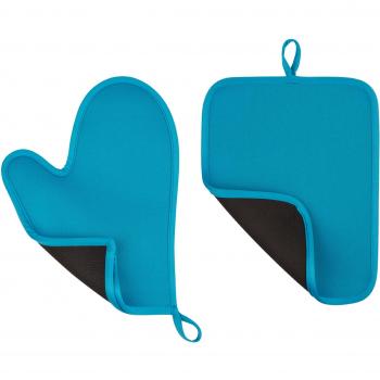 Orsina Premium Blue Heat‑Resistant Oven Glove & Pot Holder Pair