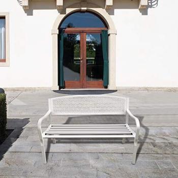 PAPILLON Panca Giardino Dothan Bianco