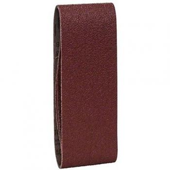 Trois bandes abrasives Bosch pour Ponceuse à bande, dimensions : 75 x 457 mm, grain : 40