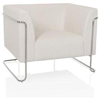 Fauteuil Lounge Cord 1 Place Blanc
