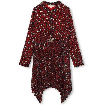 Vestito Rosso Michael Kors Kids Regular Fit