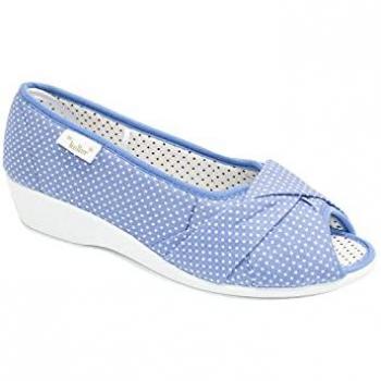 Dr Keller Peep Toe Canvas Footwear – Lady’s Edition