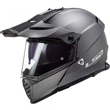 Casco LS2 Pioneer Titanium, tamaño XS
