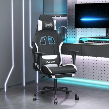 VidaXL Gaming Chair with Footrest in Fabric
