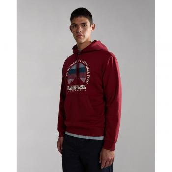 Sudadera granate con capucha para hombre Napapijri Telemark