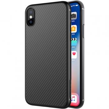 Coperchio Nillkin FibreTech per iPhone X – Nero