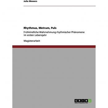 Rhythmus, Metrum, Puls: Frühkindliche Wahrnehmung rhythmischer Phänomene im ersten Lebensjahr