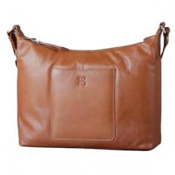 Talkin' Leather Shoulder Bag (Tan)