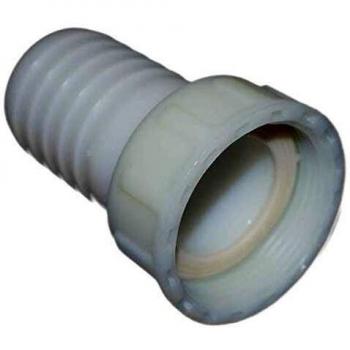 Raccord cannelé polyamide écrou libre 40 x 49 pour tuyau 40 mm