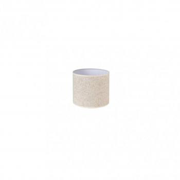 Abat-jour cylindrique beige 14dx14dx13