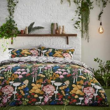 Amanita Abstract Mushroom Duvet Cover Set