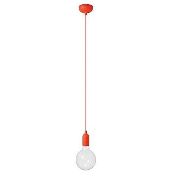 Lampe Suspendue en Câble Textile et Silicone Coloré