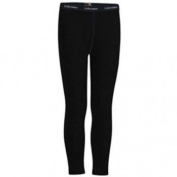 Leggings Icebreaker 200 Oasis para Niños, Color Negro