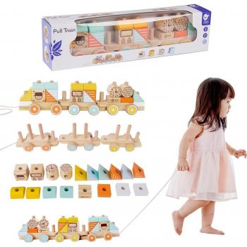 Classic World Pull Train for Kids