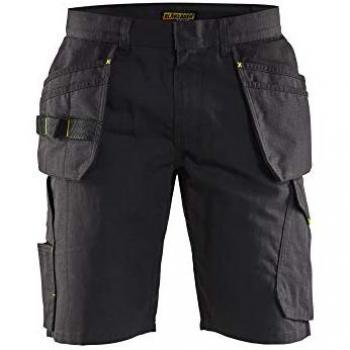Short con Tasche Flottanti FR42 SE48 Nero/Giallo
