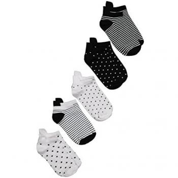 Damen Sneaker-Socken 5er Pack, weiß, 39-42 – Baumwolle/Polyester von Ulla Popken