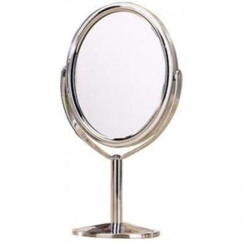 Round Cosmetic Table Mirror with Stand