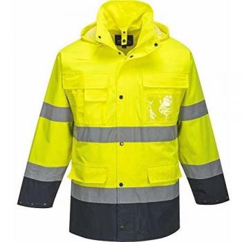 Parka 3-in-1 Portwest Giallo / Marina XL ad alta visibilità