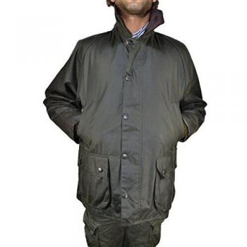 Chaqueta de abrigo Barbour Bedale para hombre, verde salvia, con dos bolsillos