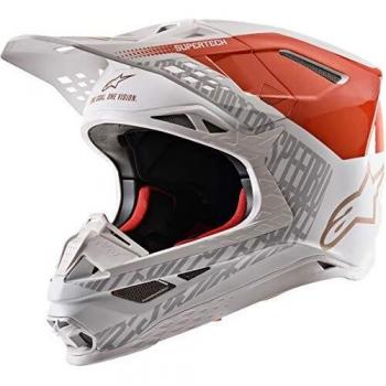 Motocross‑Helm Alpinestars S‑M8 Supertech, Orange, Größe XL