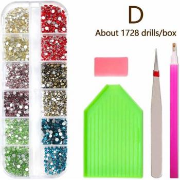 Boîte de Strass DIY AB – 1728 pièces