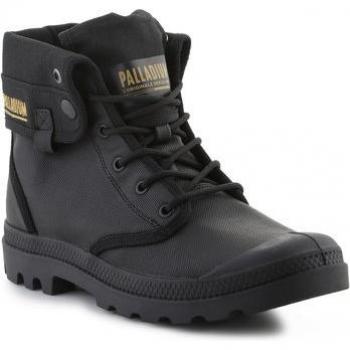 Botín Negro Palladium con Toque Baggy para Hombres