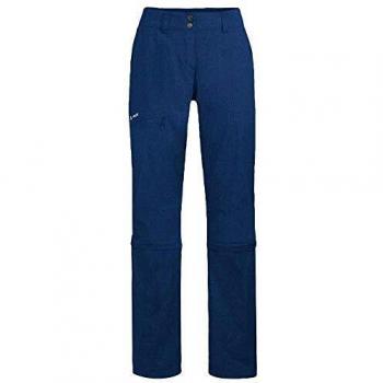 Pantalones VAUDE Skomer Capri Zo II para Mujer, Eclipse/Eclipse, 34-Short