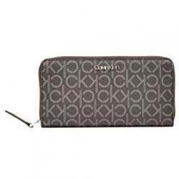 CK Mono Zip Wallet L Black