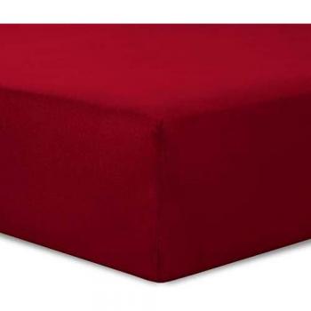 Lenzuolo Vision Du Cot De La Nuit Rosso 180 x 200 cm 100% Cotone