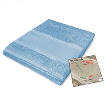 Serviettes de Bain et Invité Tosca en Éponge Bleue