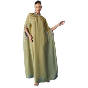 Seaside Muse Draped Chiffon Dress – 18