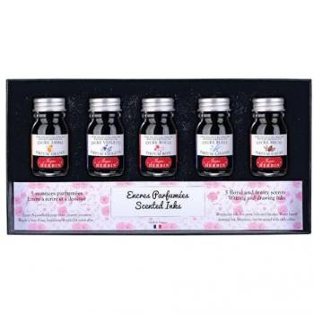 Parfümierte Zeichentinten von Herbin – 5 Fläschchen à 10 ml