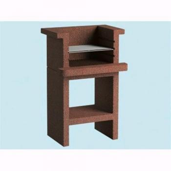 Barbecue di cemento prefabbricato Beton Lapillo 65x49xh101 con ripiano