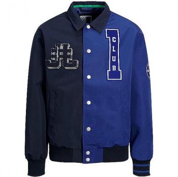 Jack & Jones Junior Giacca Ecole Blu Marino e Bianco