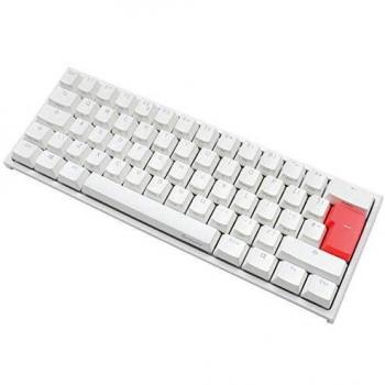 Ducky One 2 Mini White Edition with RGB LED Backlight and Red Cherry MX Switches