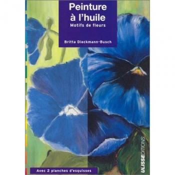 Peinture a l'huile des motifs de fleurs
